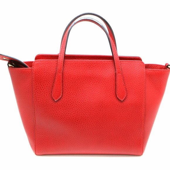 Gucci Handbag Shoulder Bag Leather Red - Picture 3 of 9